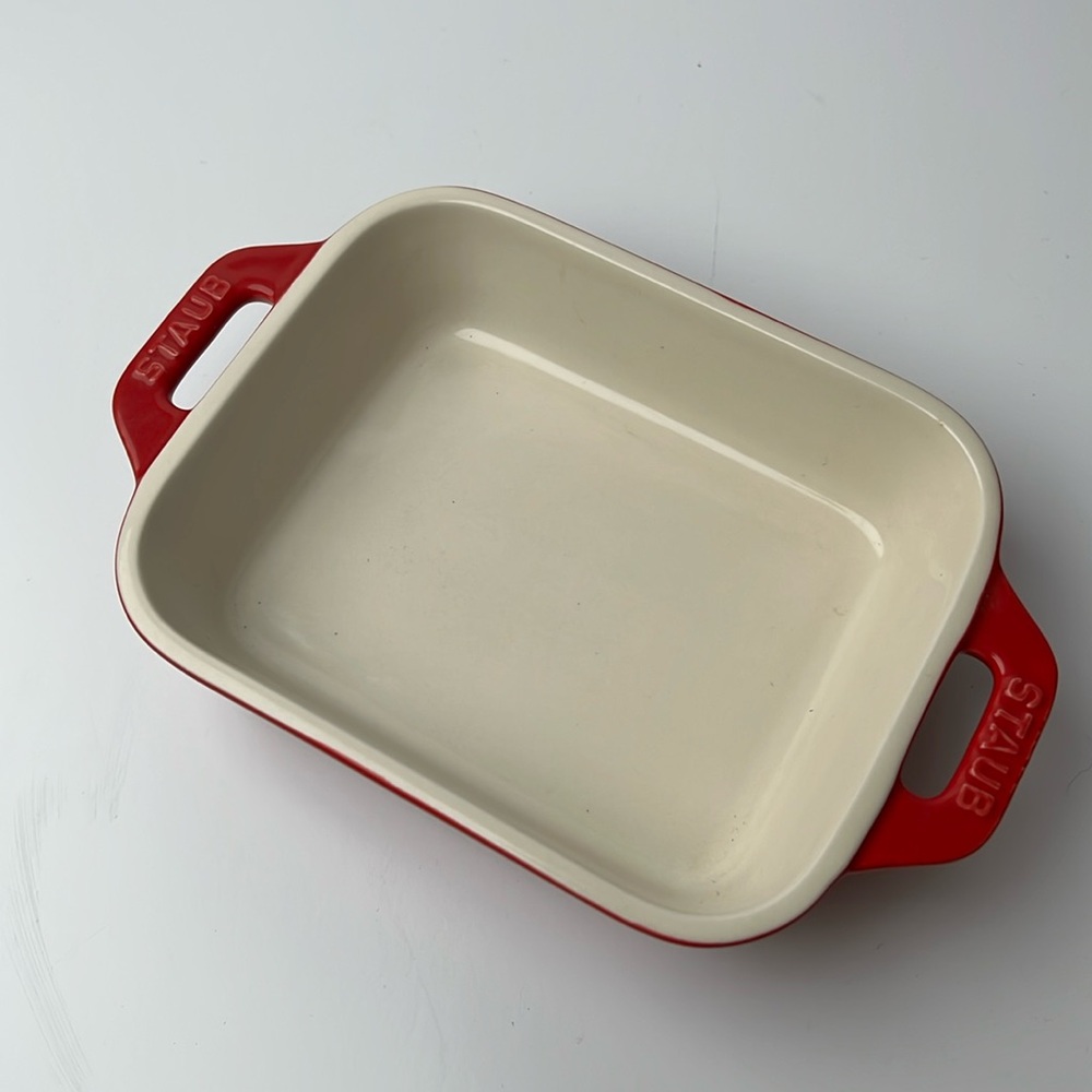 STAUB Mini Stoneware Bakeware Red